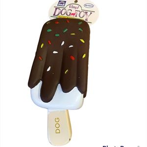 Vo-Toys Vinyl Ice Cream Pop With Sprinkles Dog Toy Popsicle Votoys Xpet NEW